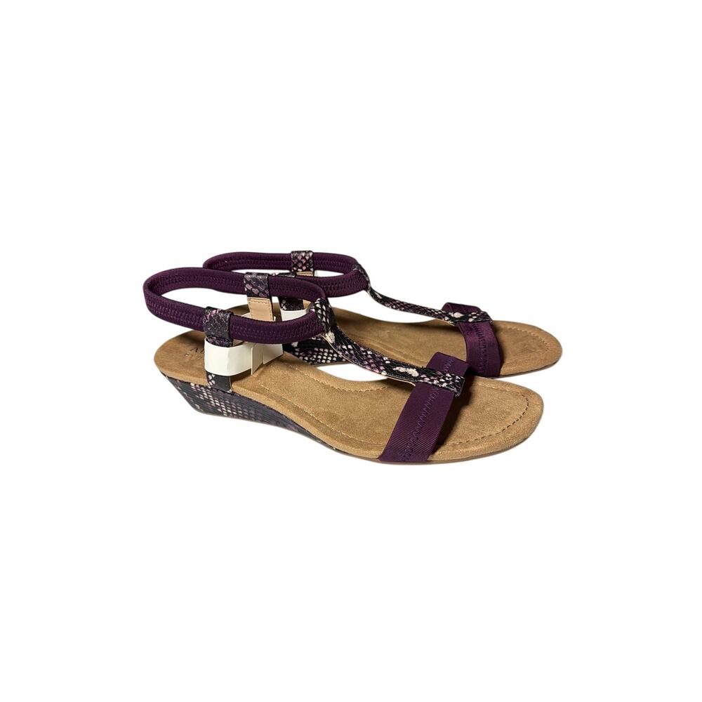 Alfani Women's Step 'N Flex Voyage Wedge Sandals Size 10 NEW